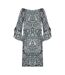 Robe Jafari Gypsy Femme Vert Gris Inoa-2
