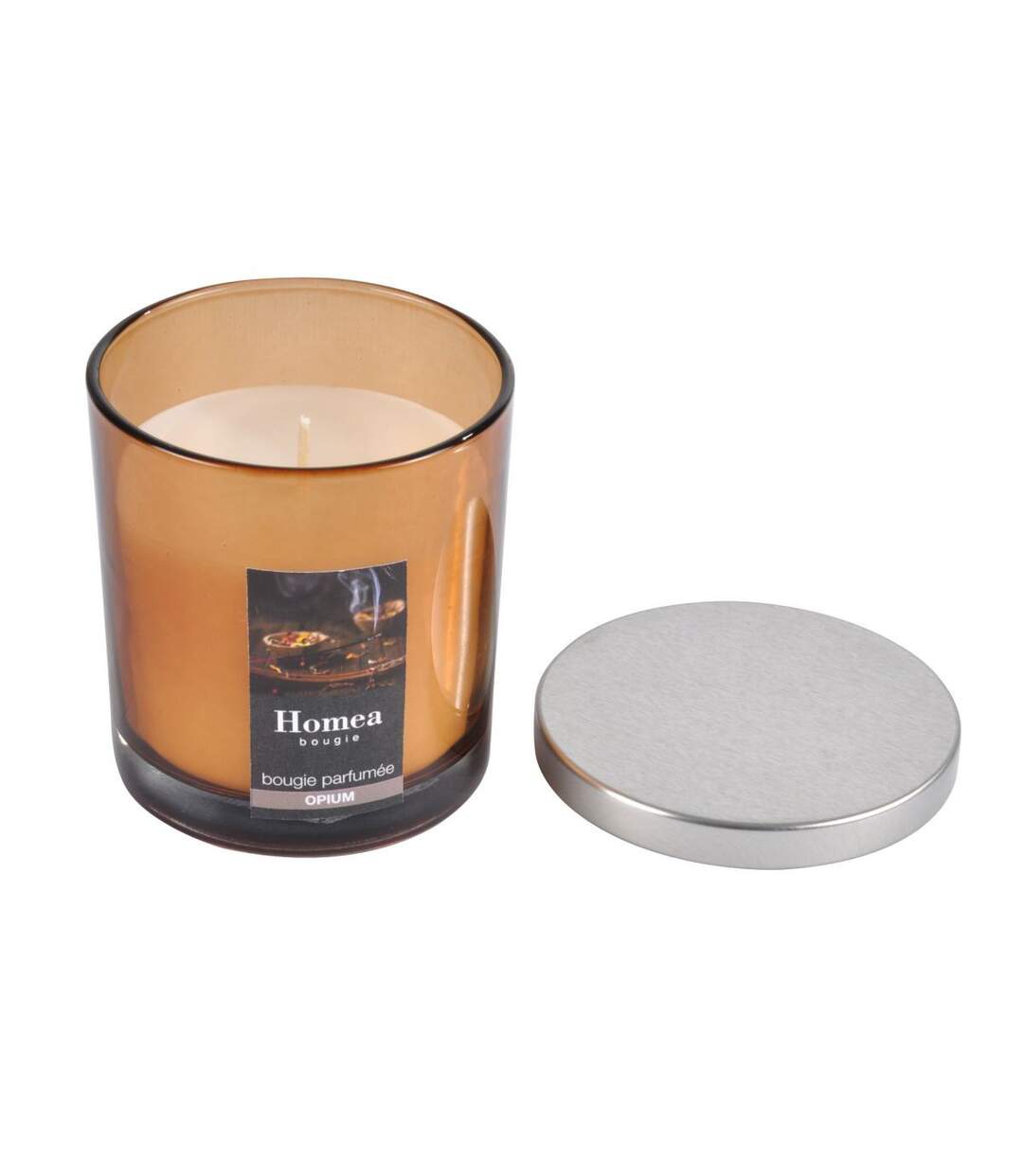 Bougie Parfumée Couvercle Essentiel 8cm Opium-1