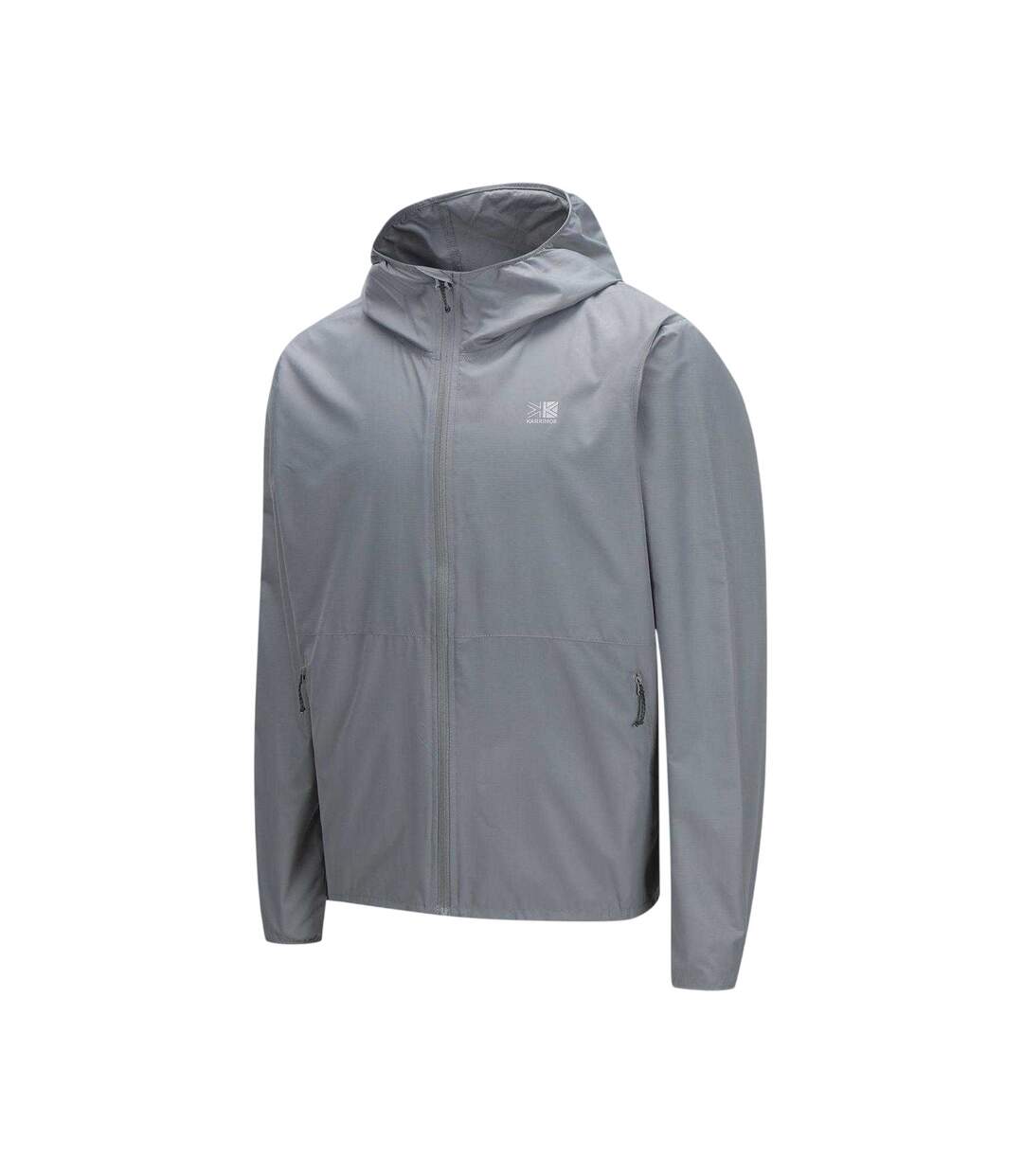 Mens Sierra Water Resistant Hooded Jacket Charcoal Karrimor-4