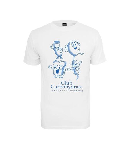 Mens Club Carbohydrate T-shirt Blanc Mister Tee