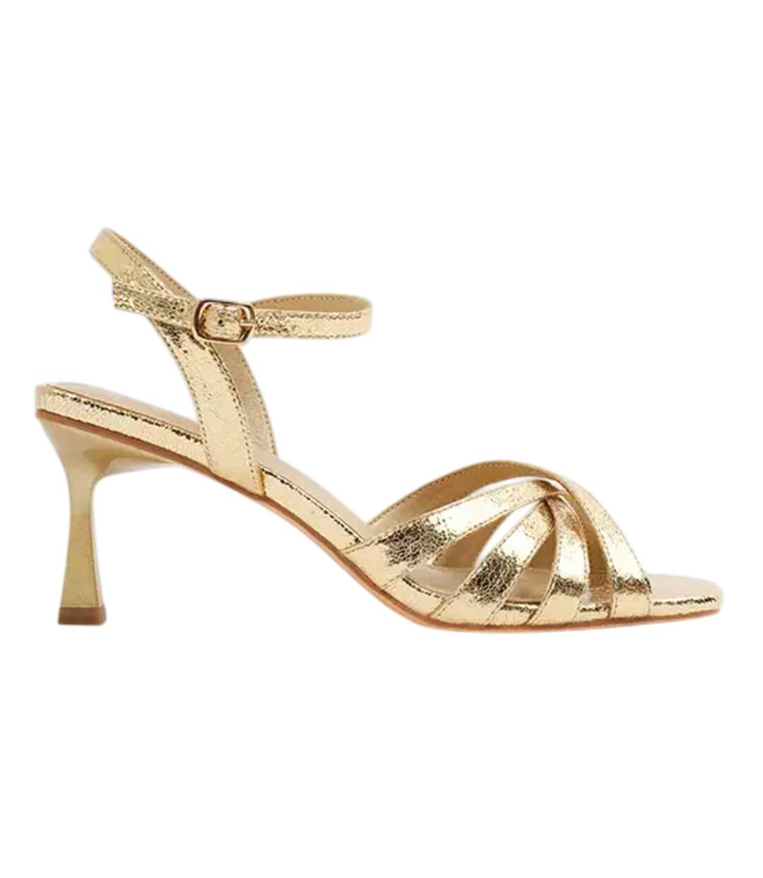 Sandales Lizzo Femme Jaune Or Where's That From-1