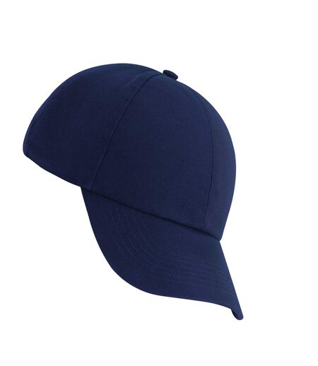 Unisex adult earthaware organic baseball cap oxford navy Beechfield