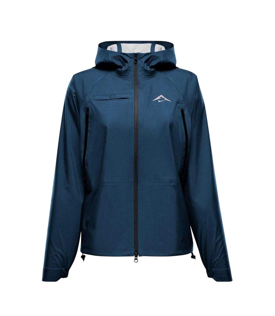 Veste À Capuche Trail Femme Bleu Marine Taupe Nike-2