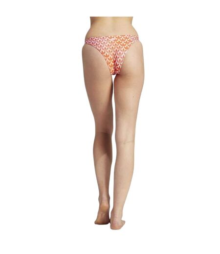 Bas De Maillot De Bain Motif/style Monogramme Femme Rose Pâle Orange Adidas