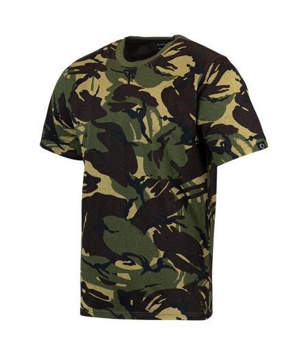 Mens Camo Cotton T-shirt Camo Green Speero