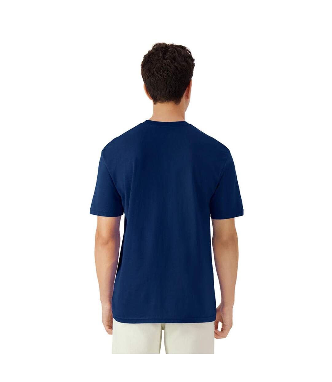 T-shirt Adulte Bleu Marine Foncé Gildan-3