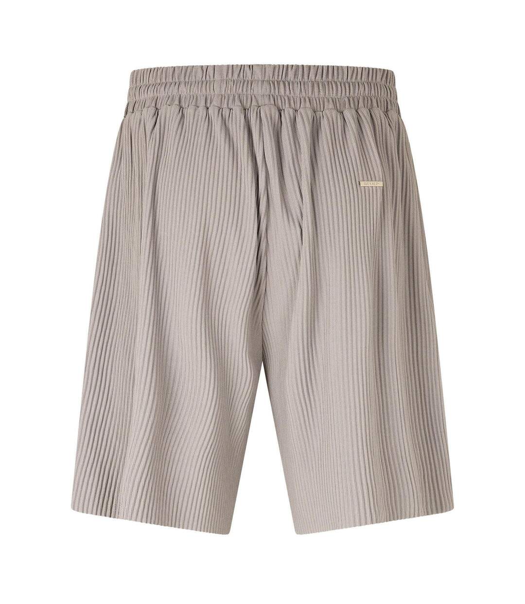 Short De Vacances Motif/style Côtelé Homme Gris Belier-2