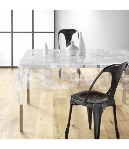 Nappe Toile Cirée Danela 140x240cm Blanc