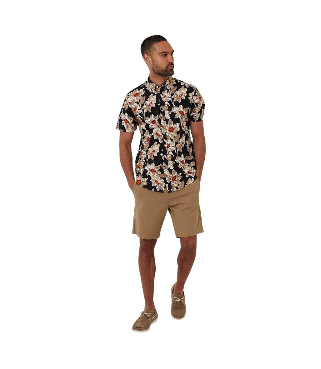 Chemise Bellis Homme Noir Threadbare-1