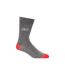 Pack of 5  Mens posical logo crew socks  grey/multicoloured Crosshatch-4