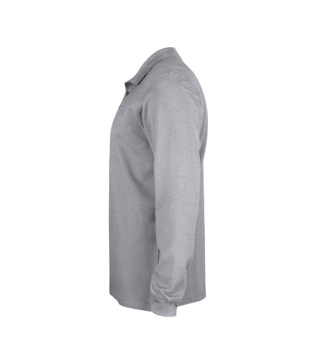 Clique Mens Manhattan Melange Polo Shirt (Gray)