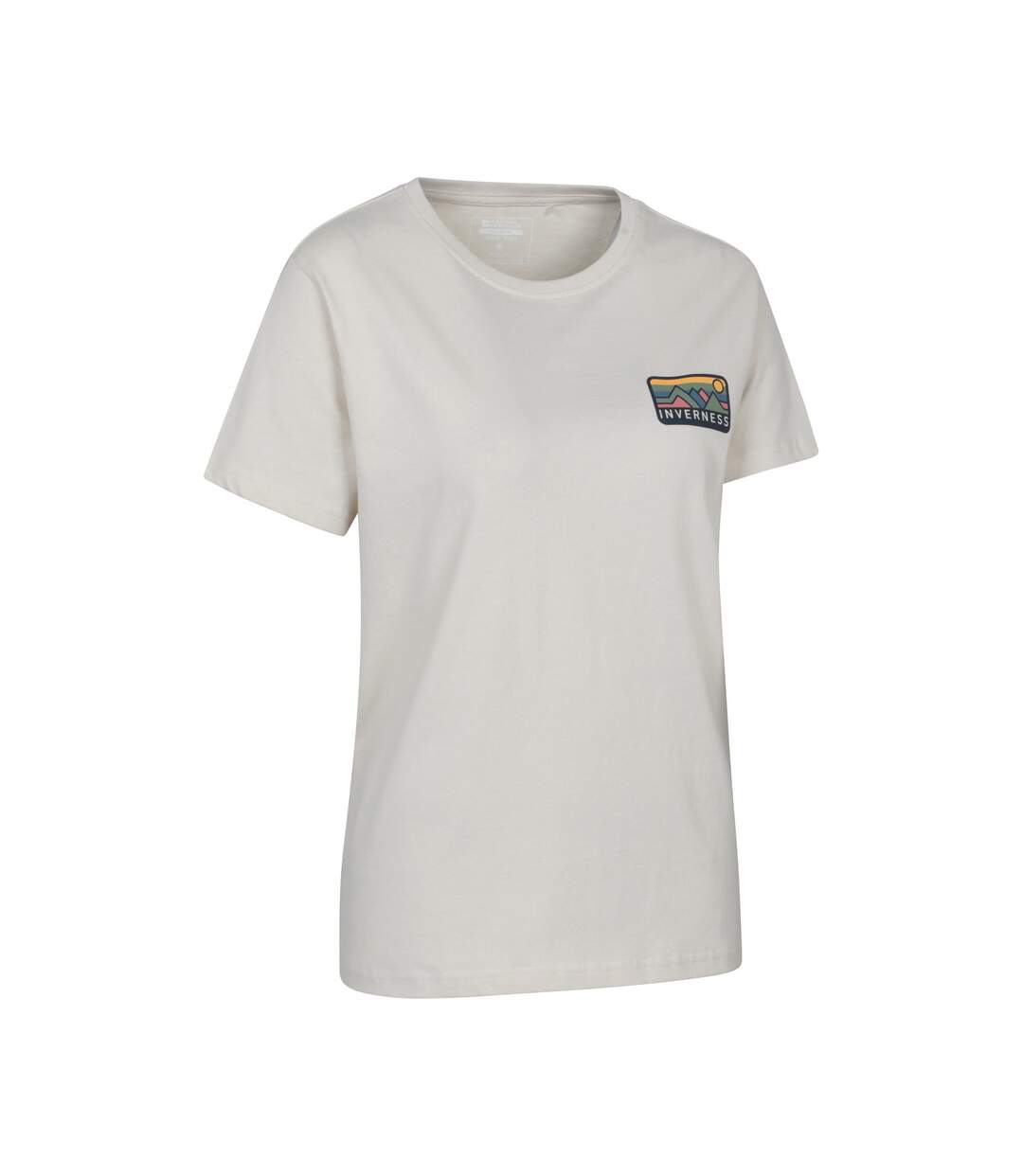 Womens/ladies Inverness Relaxed Fit Short-sleeved T-shirt Beige Mountain Warehouse-4