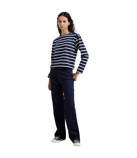 T-shirt Motif/style À Rayures Rallie Femme Blanc Marine French Connection