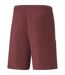Short De Foot Motif/style Rayure Latérale Teamliga Homme Bordeaux Blanc Puma-2
