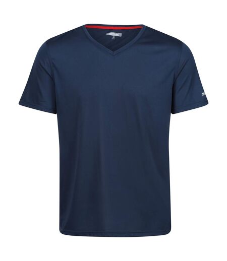 Mens Fingal V Neck T-shirt Moonlight Denim Regatta