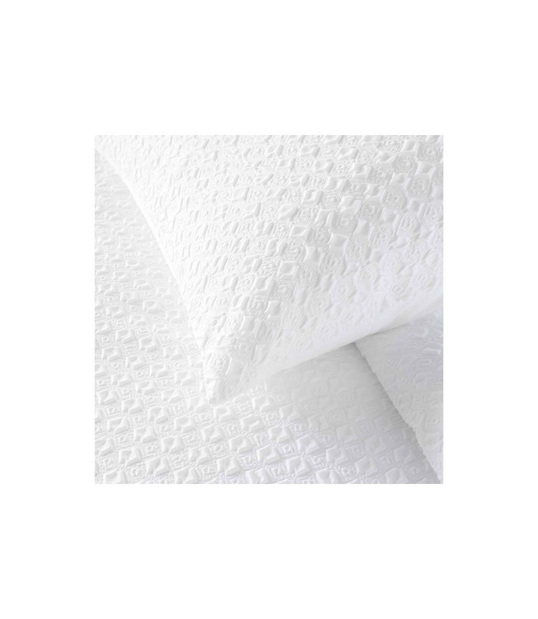 Parure de Lit 3 Pièces Litea 240x220cm Blanc-4