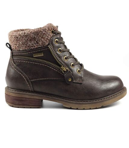 Bottines benson femme marron Lunar