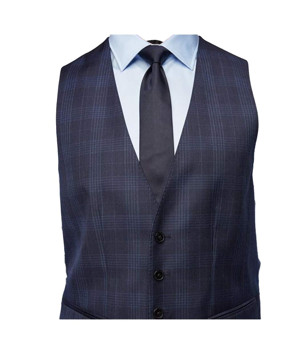 Gilet Huge6 Homme Bleu Foncé Hugo Boss-4