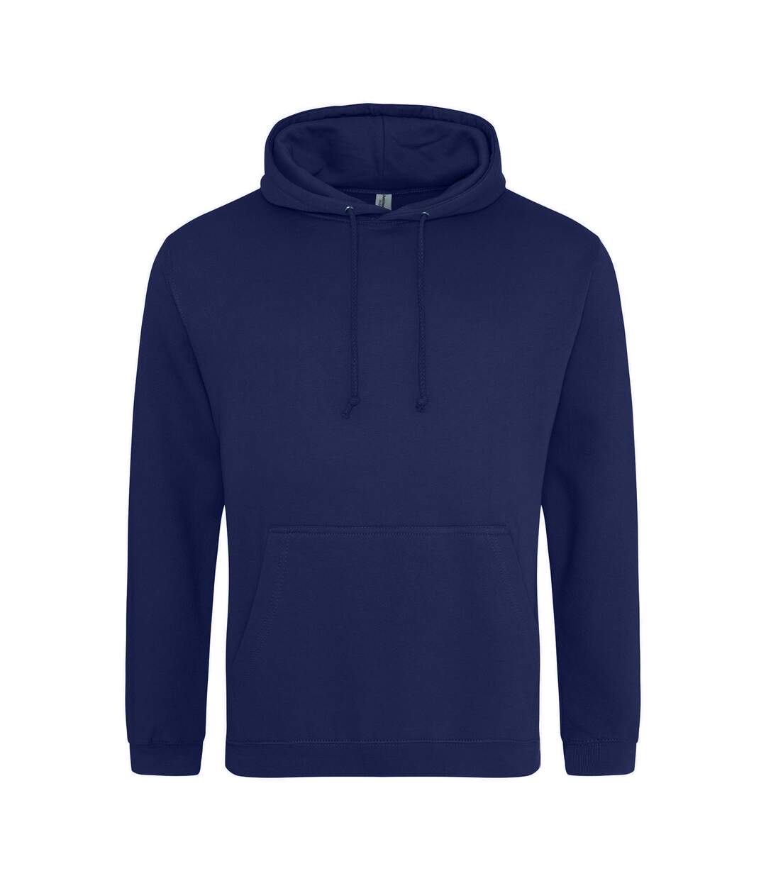 Sweat À Capuche College Adulte Bleu Marine Vif Awdis-1
