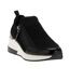 Womens/ladies ellens wedge trainers black Dune London-1