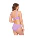 Haut De Maillot De Bain Motif/style Texturé Femme Lilas Be You-3