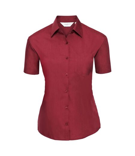 Chemisier Femme Rouge Classique Russell Collection