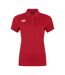 Womens/ladies Club Dry Polo Shirt Flag Red Canterbury-2