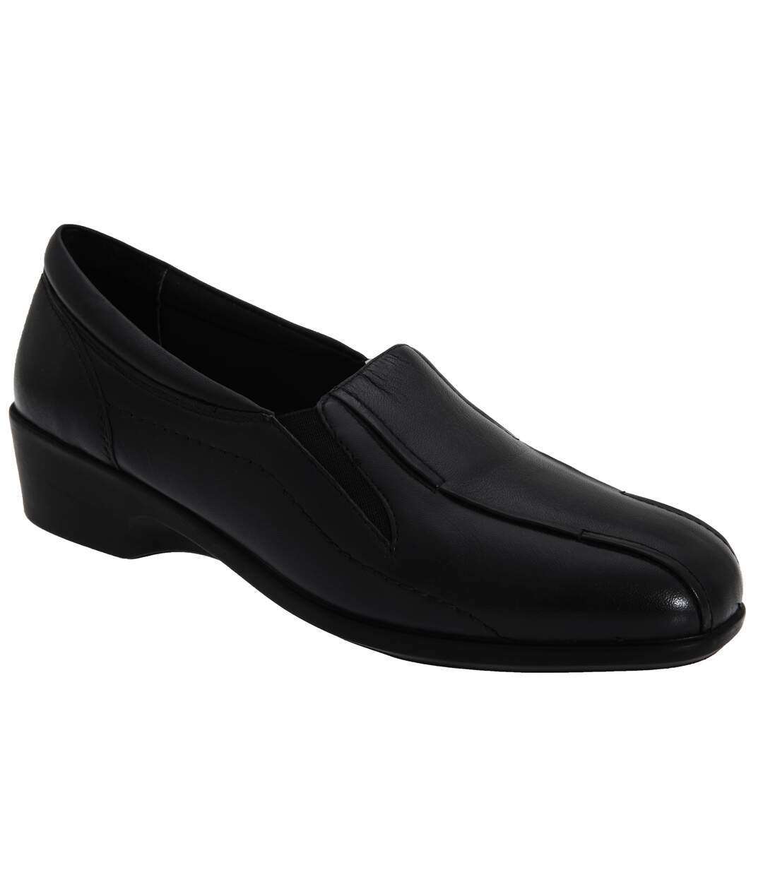 Mocassins en cuir femme noir Mod Comfys