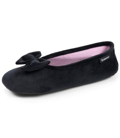 Isotoner Chaussons Ballerines Femme – Motif Léopard, Semelle Mémoire De Forme, Lavables – Taille 39/40