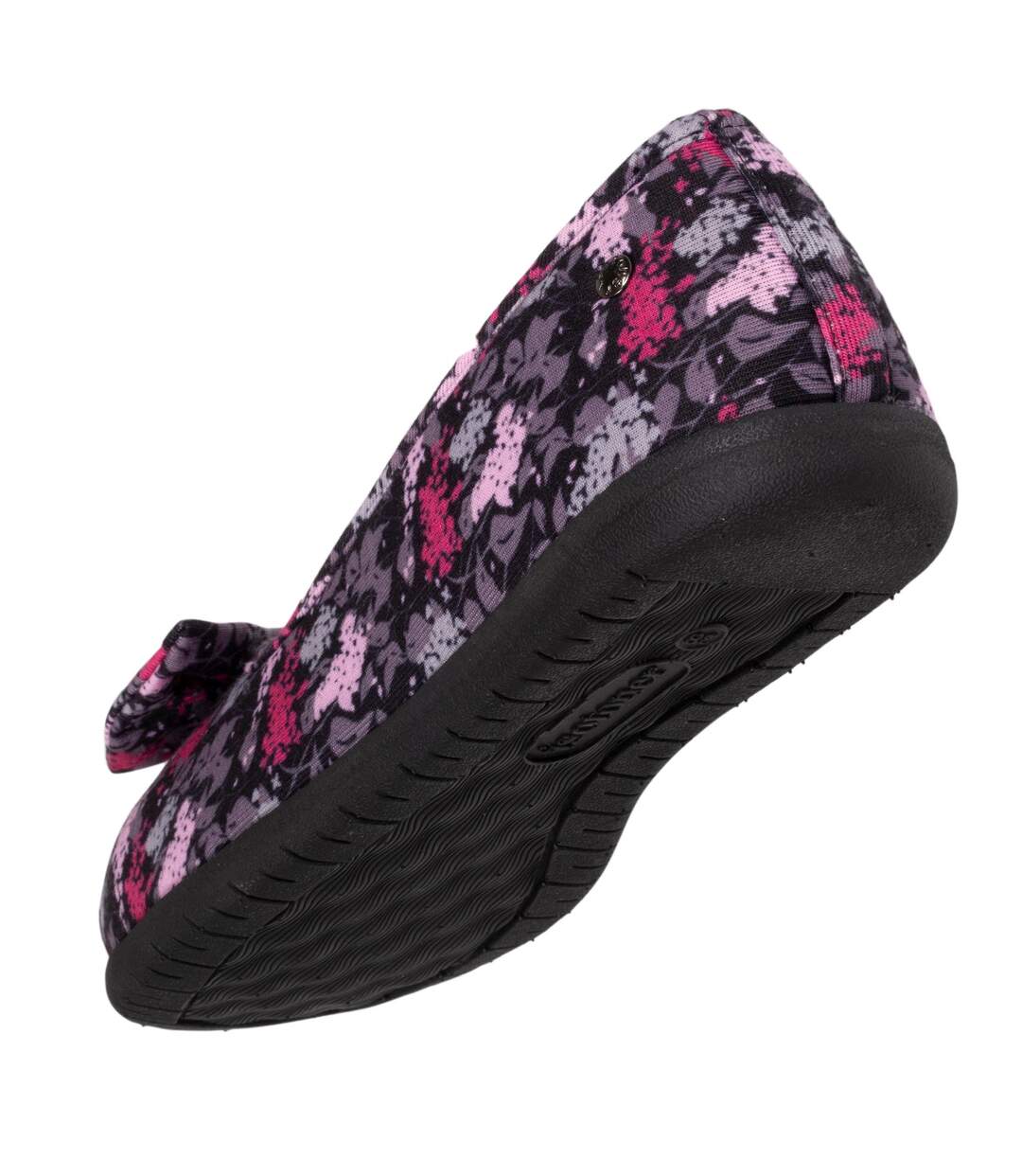 Isotoner Chaussons Ballerines femme ultra confortables en jersey recyclé-5