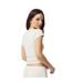 T-shirt Motif/style Court Femme Vieux Blanc Jack Wills-3