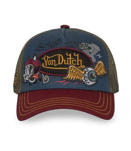Casquette trucker filet avec patch et print Patches20 Vondutch
