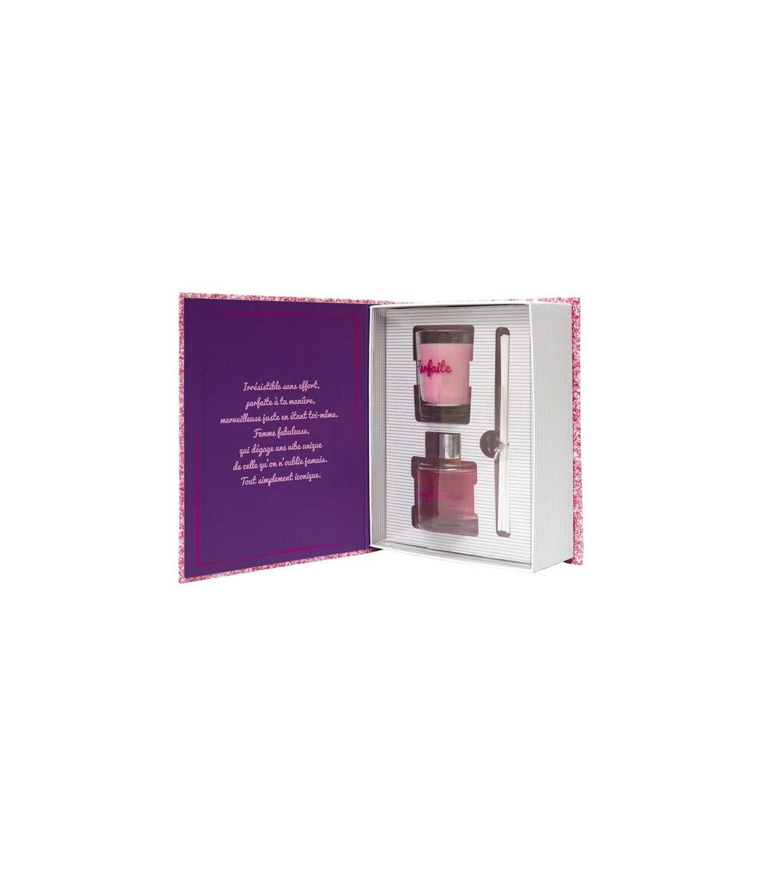 Coffret Senteur Parfumée Paillette 18cm Framboise & Fruits Rouges-2
