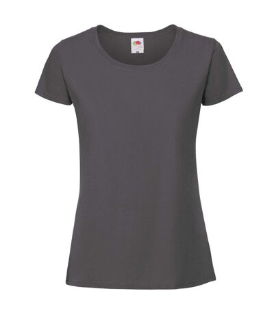 Fruit Of The Loom Womens/Ladies Ringspun Premium T-Shirt (Pencil Grey) - UTBC3945