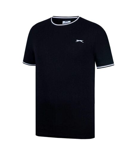 Mens Cotton T-shirt Black Slazenger