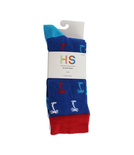 Set of 3 Fun and Stylish Novelty Summer Vibes Dress Mens Socks