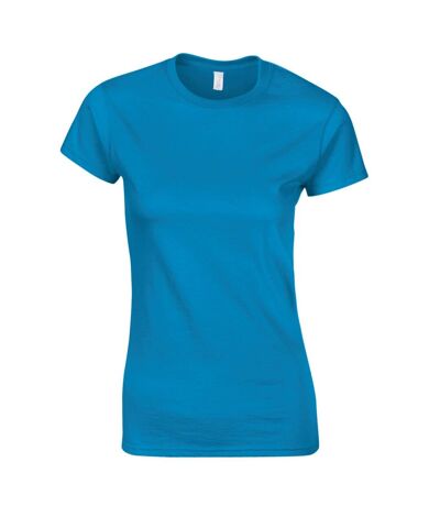 Gildan Ladies Soft Style Short Sleeve T-Shirt (Antique Sapphire)