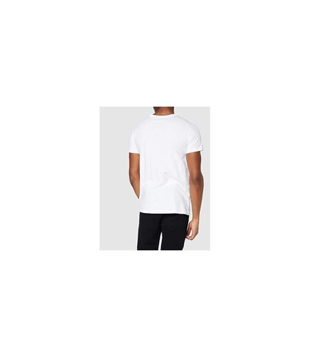 T-shirt col v ben homme blanc Stedman