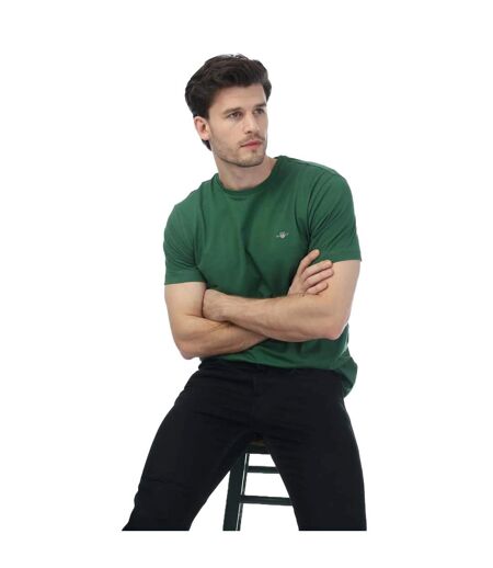 T-shirt Archive Homme Vert Gant