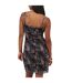 Robe À Bretelles Femme Gris Noir Brave Soul-3
