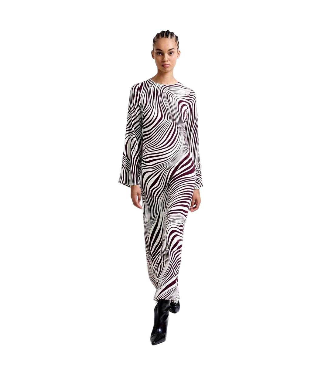 Robe Longue Ziggy Femme Blanc French Connection-4