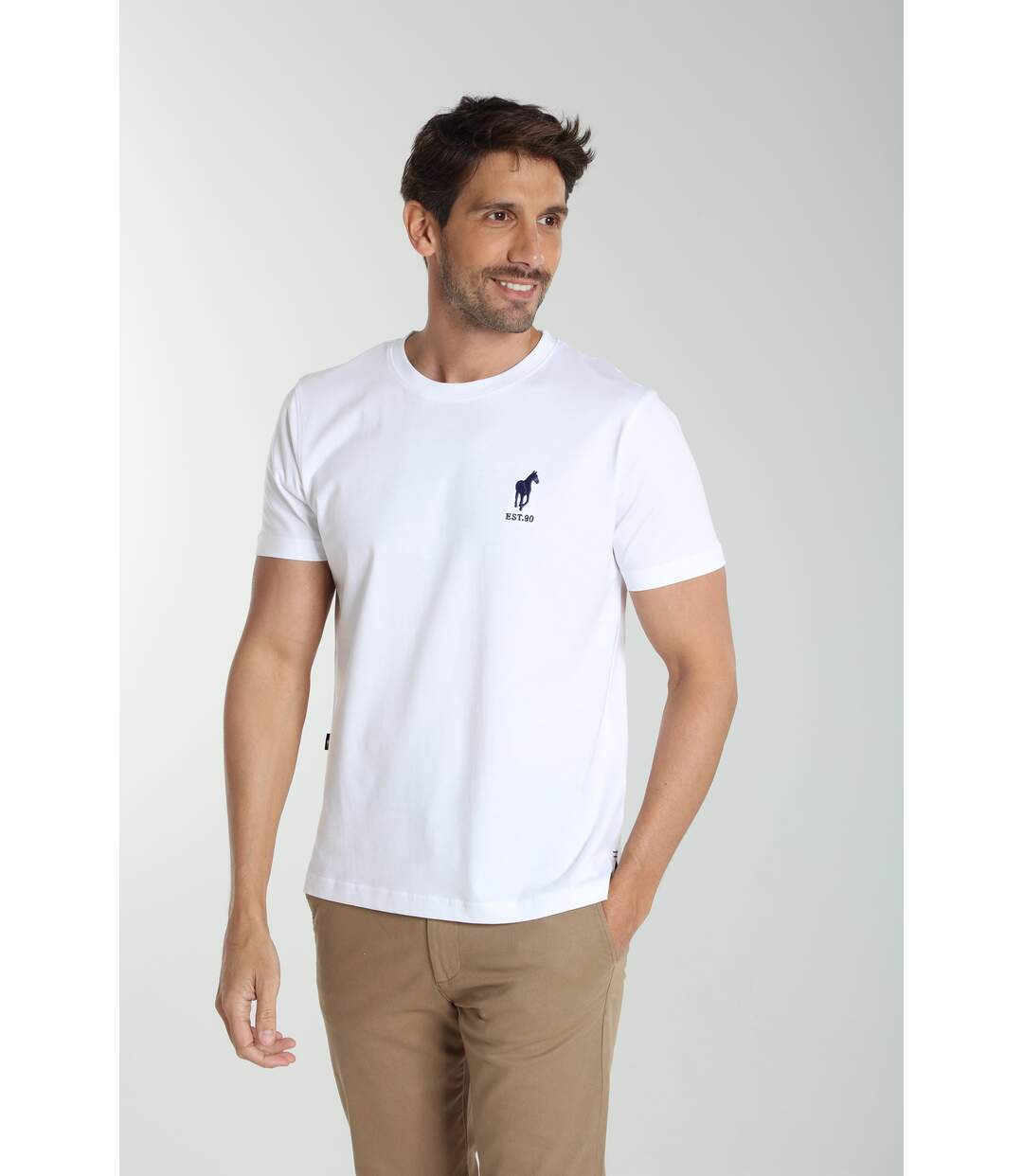 T-shirt manches courtes coton HORSE EST.90-3