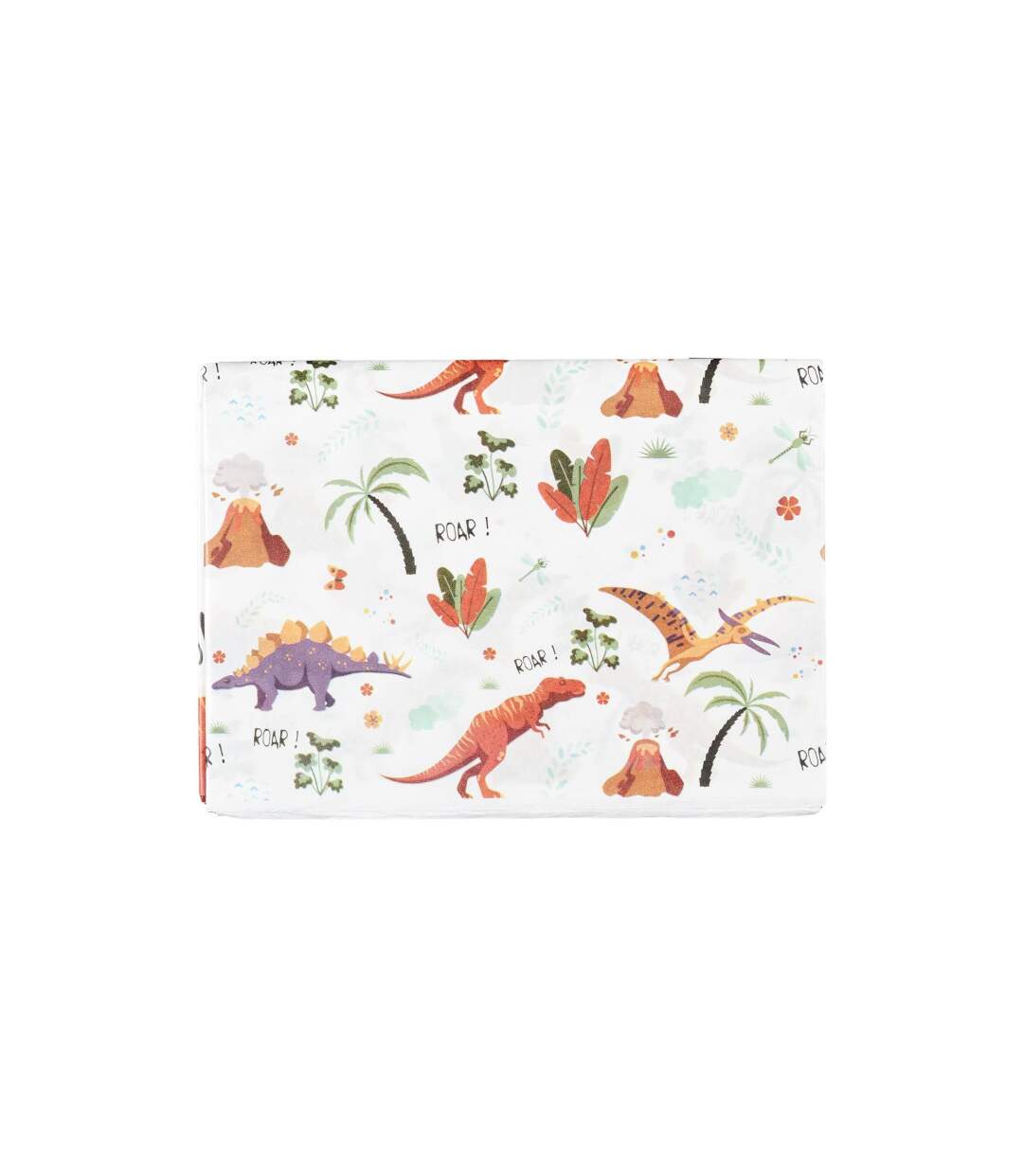 Nappe en Papier Dinosaure 137x183cm Blanc