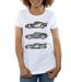 Disney - T-shirt CARS TEXT RACERS - Femme (Blanc) - UTBI13953-3