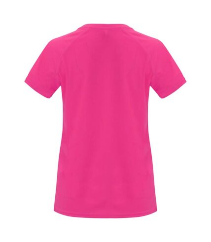 T-shirt bahrain femme rose fluo Roly