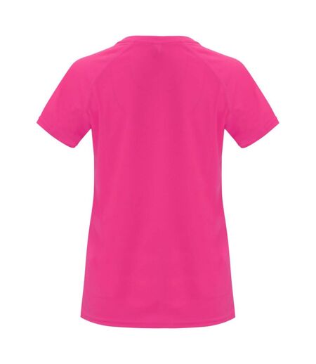 T-shirt bahrain femme rose fluo Roly Roly