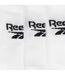 Lot De 3  Socquettes Motif/style Logo Homme Blanc Reebok-2