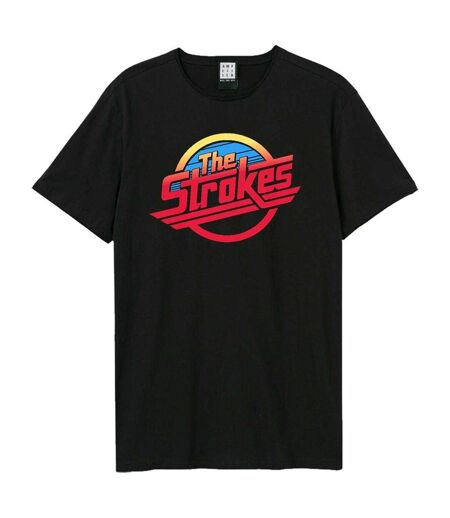 T-shirt Style The Strokes La Surf Adulte Noir Amplified