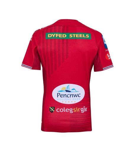 Haut De Rugby Motif/style Rétro Scarlets Homme Rouge Écarlate Castore