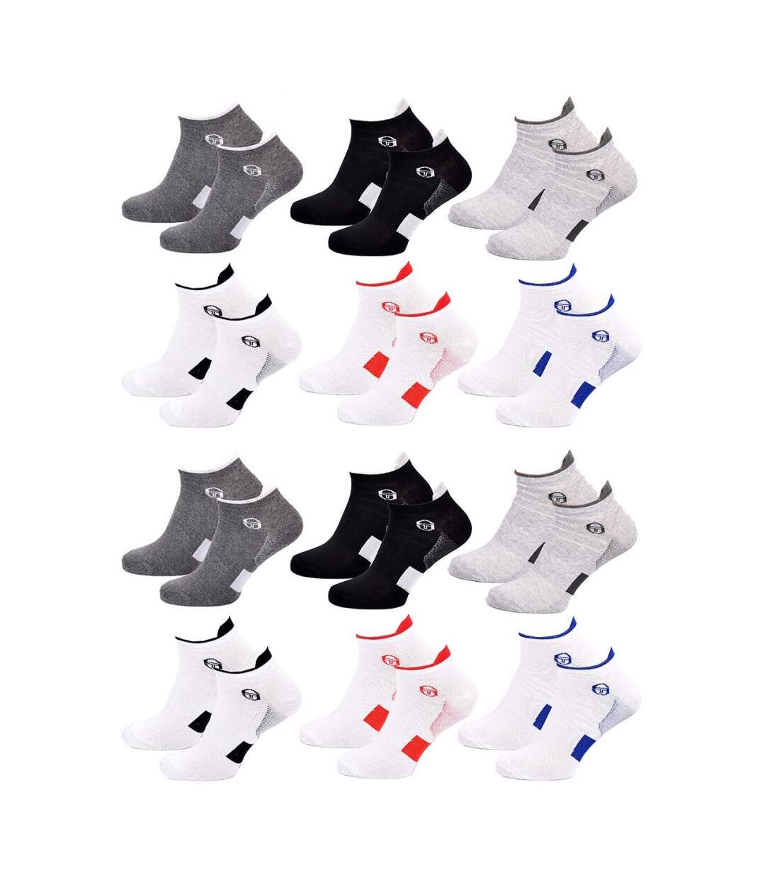 Chaussettes SERGIO TACCHINI SNEAKER - Pack de 12-1